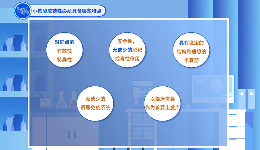 幼核酸成药性必须具备哪些特点？